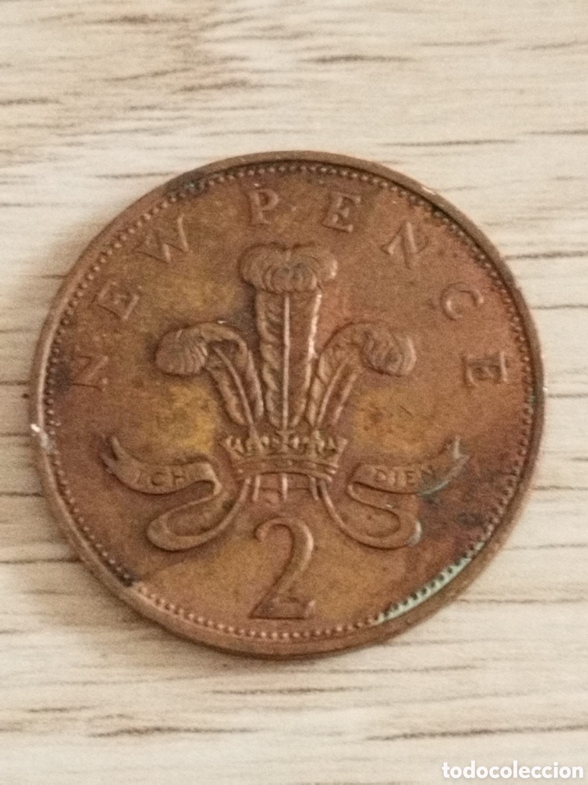 Monedas antiguas de Europa: Reino Unido moneda de 2 nuevos peniques de 1971 km#916