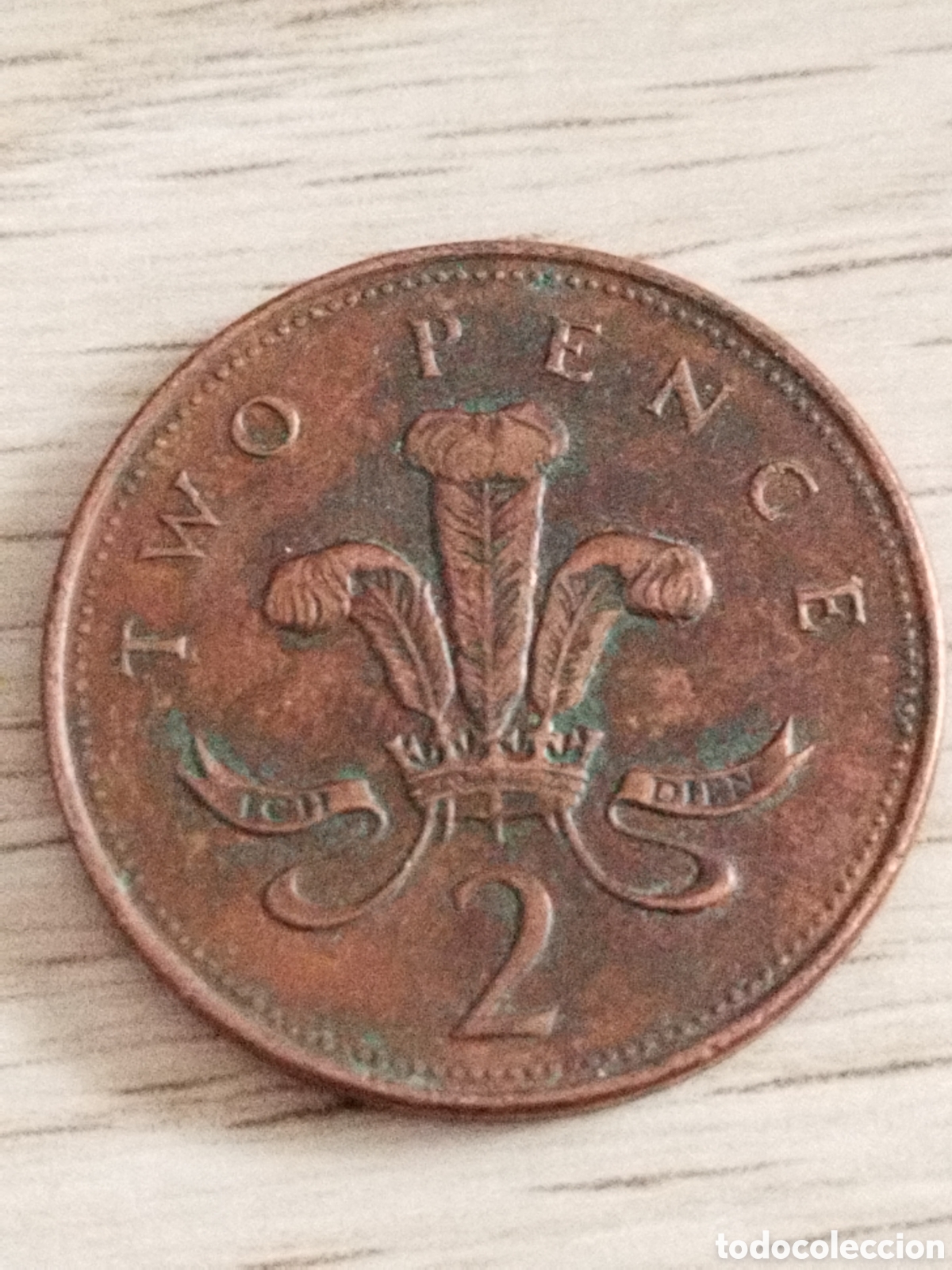 Monedas antiguas de Europa: Variante (tipo 2) Reino Unido moneda de 2 peniques de 1996 km#936a