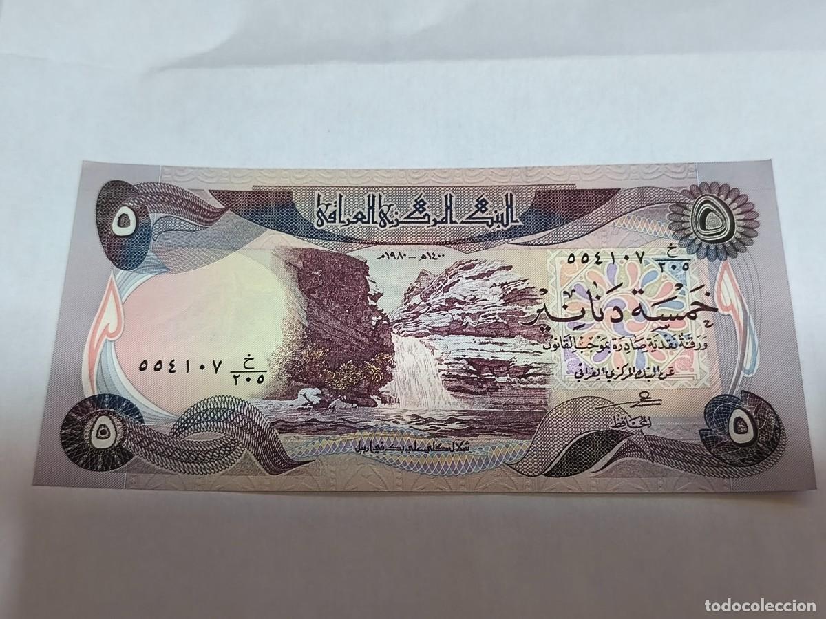Monedas antiguas de Europa: Iraq 5dinares UNC.irak.