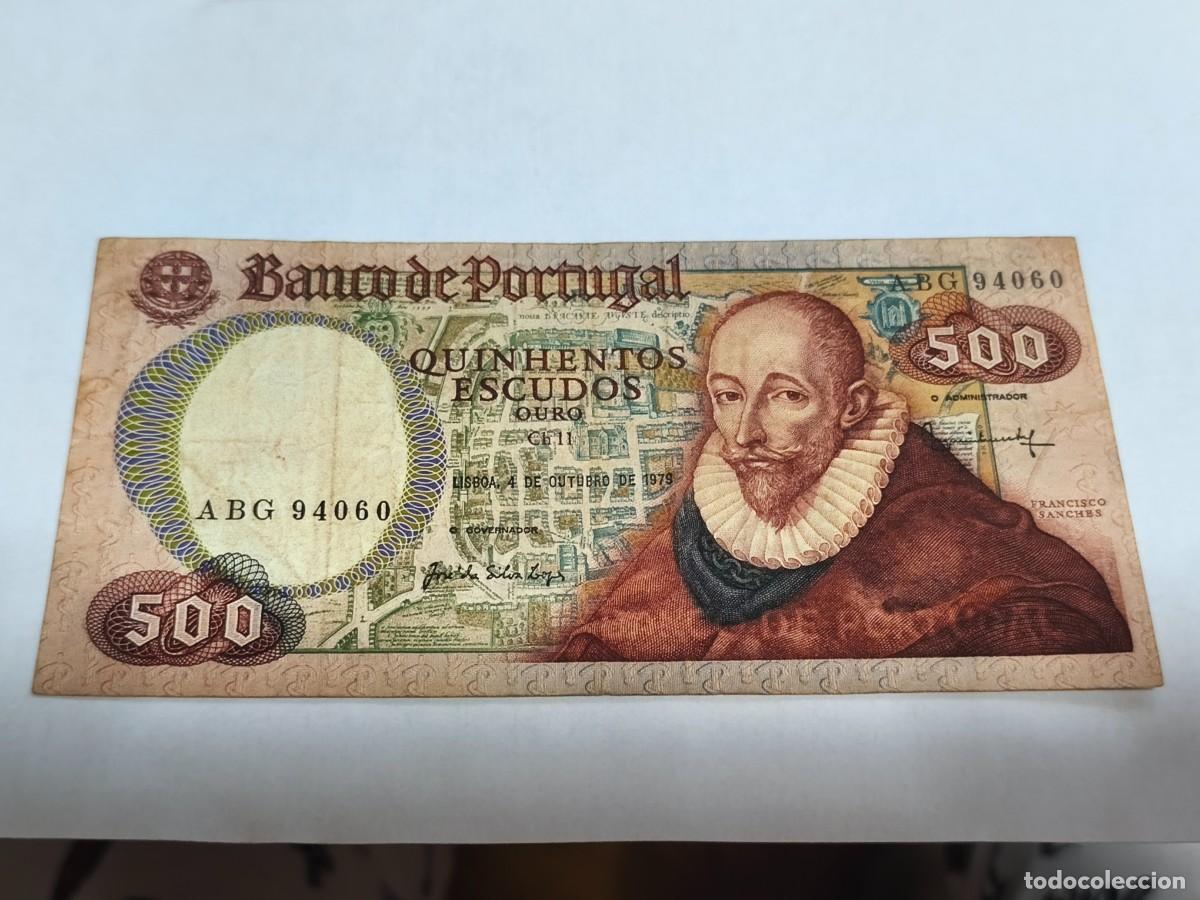 Monedas antiguas de Europa: Portugal 500escudos 1979 VF-.