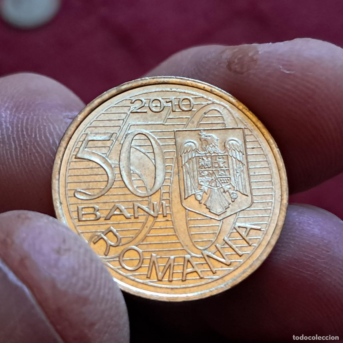 Old Coins of Europe: MONEDA DE RUMAN&Iacute;A 50 BANI 2010 UNC (Aurel Vlaicu) KM# 259, Sch&ouml;n# 286, N# 17089.