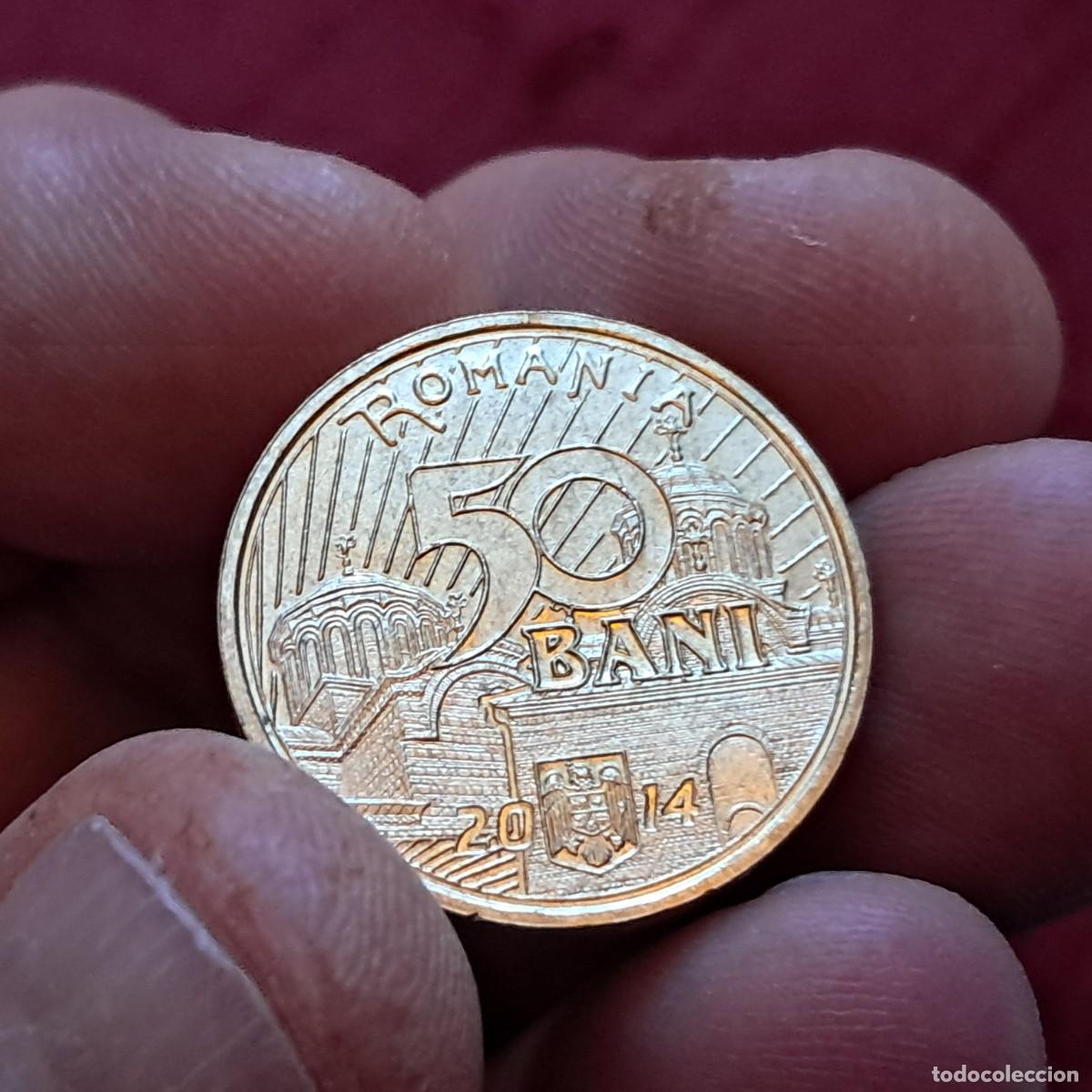 Old Coins of Europe: MONEDA DE RUMAN&Iacute;A 50 BANI 2014 F (Vladislav I Vlaicu) Sch&ouml;n# 346, N# 59413.