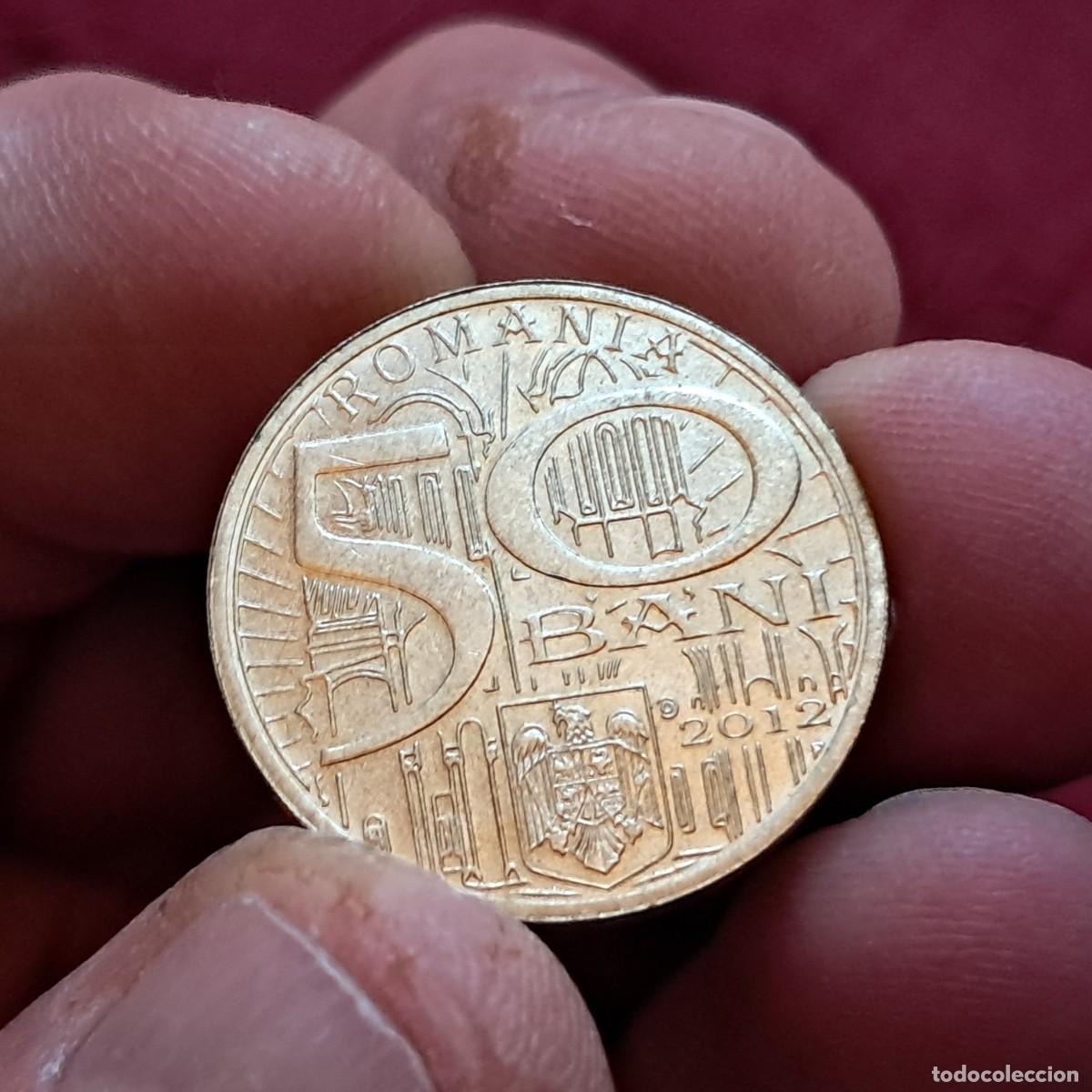 Old Coins of Europe: MONEDA DE RUMAN&Iacute;A 50 BANI 2012 UNC (Neagoe Basarab) KM# 287, Sch&ouml;n# 307, N# 35220.
