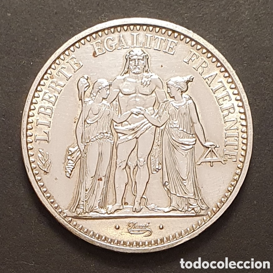 Monedas antiguas de Europa: FRANCIA 10 FRANCOS PLATA 1965