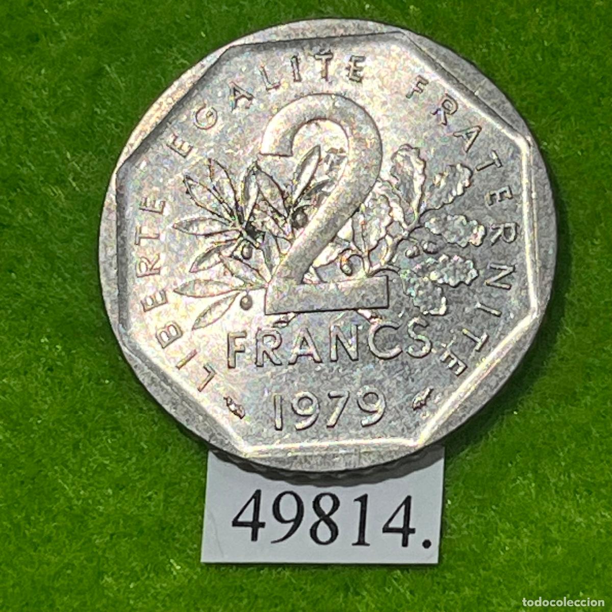 Monedas antiguas de Europa: Francia 2 francos 1979 - Foto 1