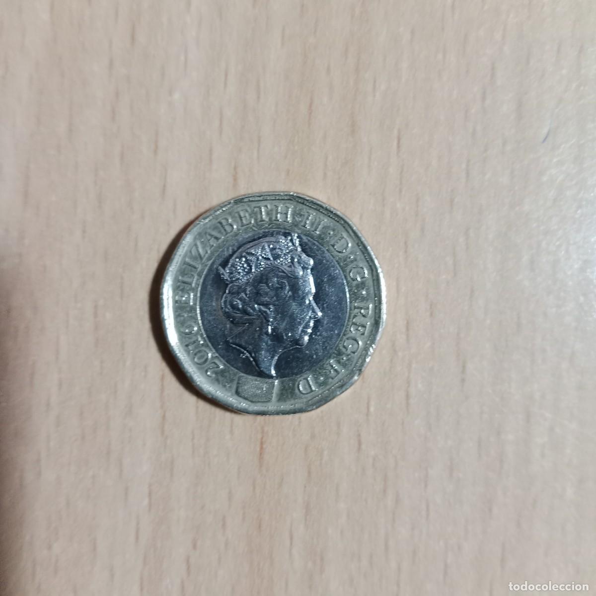 Monedas antiguas de Europa: MONEDA 1 LIBRA ESTERLINA - ISABEL II - REINO UNIDO - A&Ntilde;O 2016.