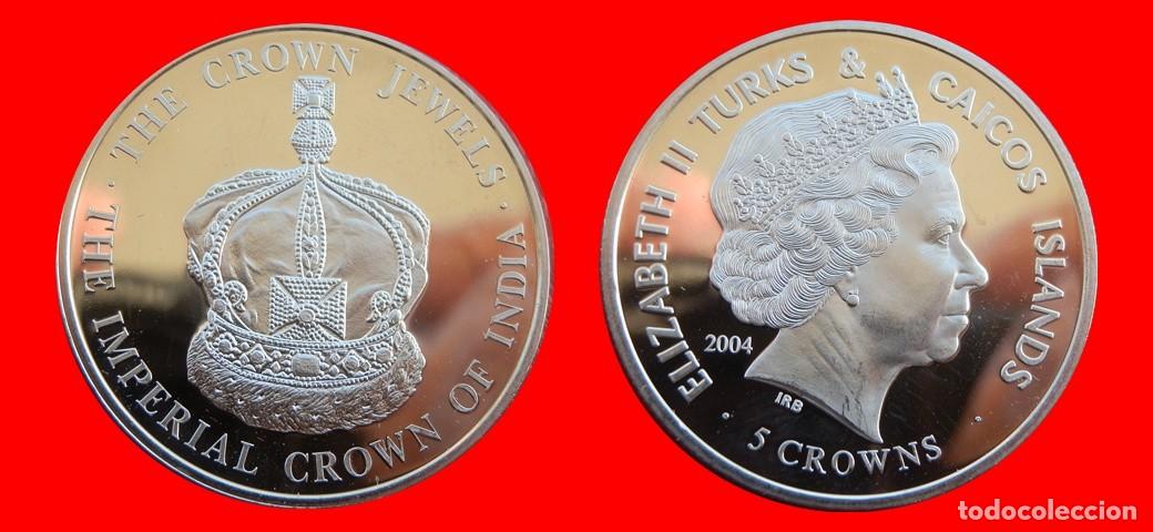 Monedas antiguas de Europa: 5 CORONAS 2004 SIN CIRCULAR ISLAS TURCAS Y CAICOS-10632SC