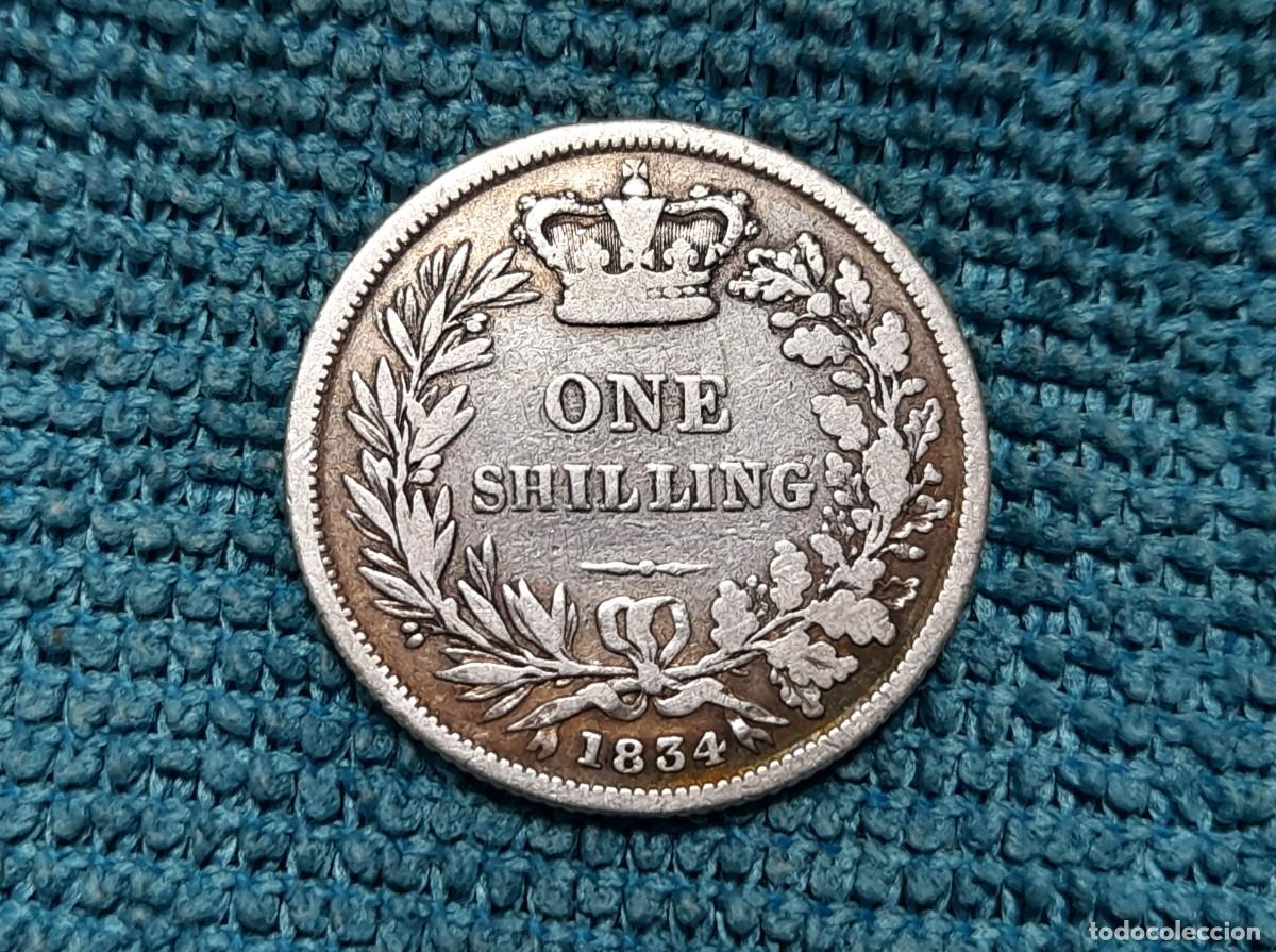 Monedas antiguas de Europa: Reino Unido, William IV, 1 Shilling 1834