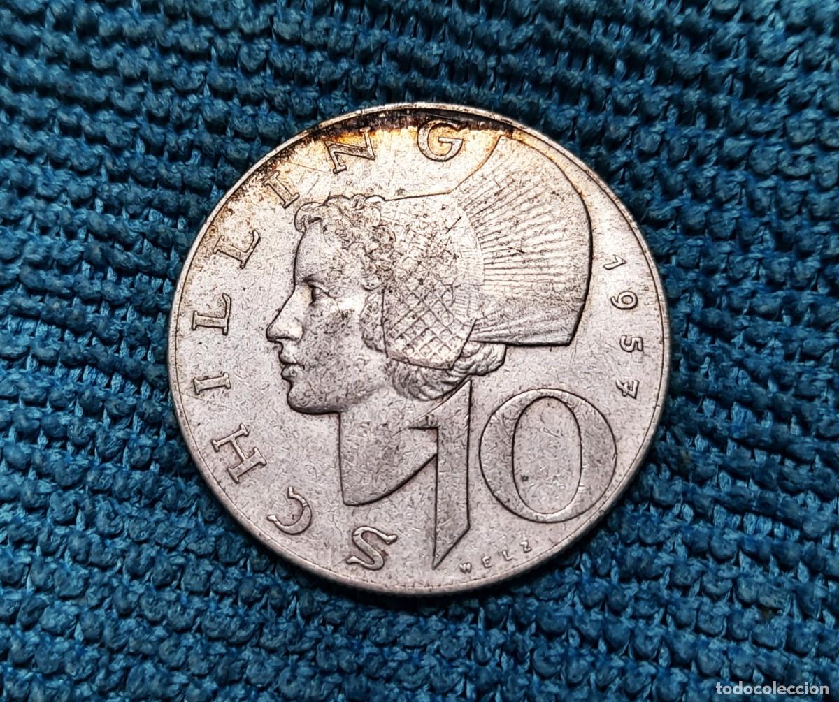 Monedas antiguas de Europa: Austria, 10 Schilling 1957