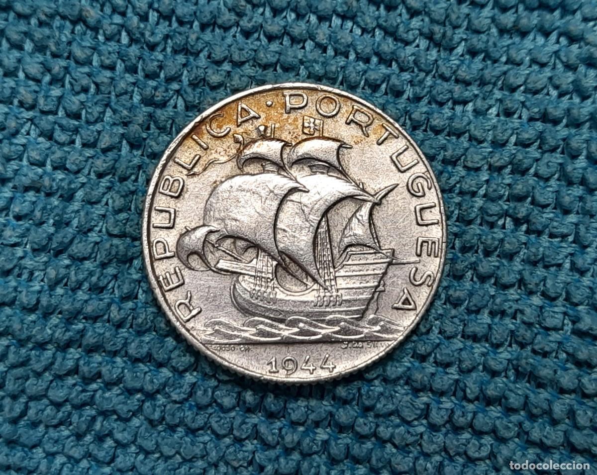 Moedas antigas da Europa: Portugal, 2,50 Escudos 1944
