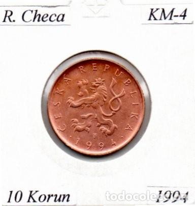 Monedas antiguas de Europa: R. CHECA 1994, 10 KORUN, KM-4, SC; 0,95 &euro; 1