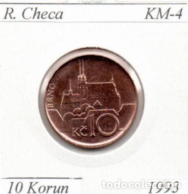Monedas antiguas de Europa: R, CHECA 1993, 10 KORUN, KM-4, SC; 0,95 &euro; 1
