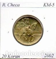 Monedas antiguas de Europa: R. CHECA 2002, 20 KORUN, KM-5, SC; 1,25 &euro; 1