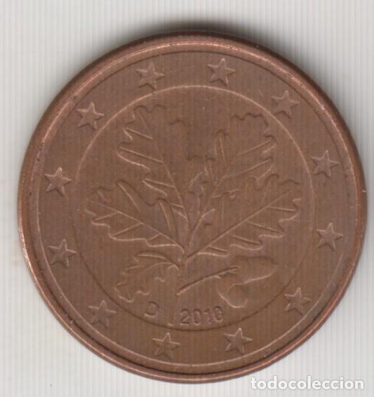 Monedas antiguas de Europa: ALEMANIA. 2 C&Eacute;NTIMOS DE EURO 20010 D.