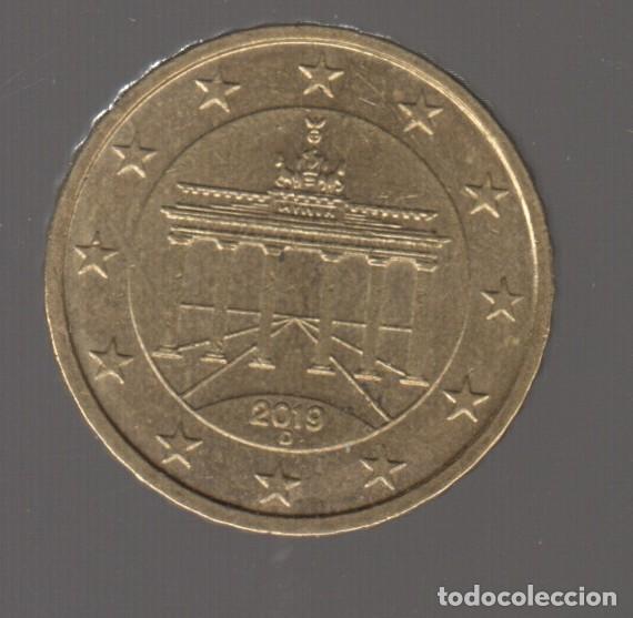 Monedas antiguas de Europa: ALEMANIA. 10 C&Eacute;NTIMOS DE EURO 2019 D.