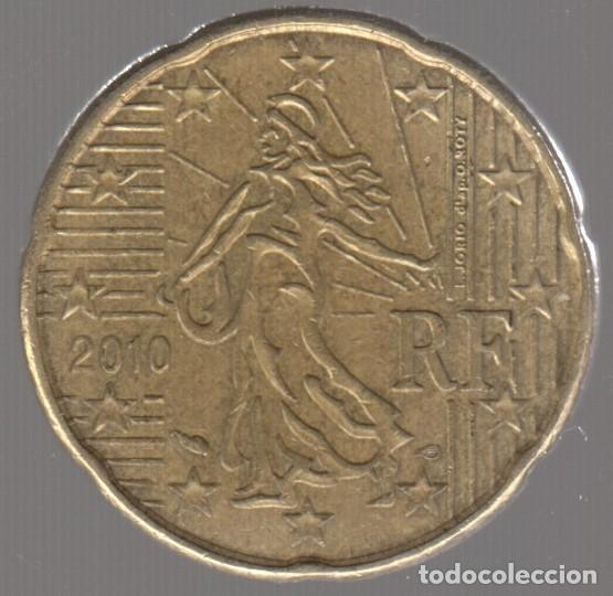 Monedas antiguas de Europa: FRANCIA. 20 C&Eacute;NTIMOS DE EURO 2010.