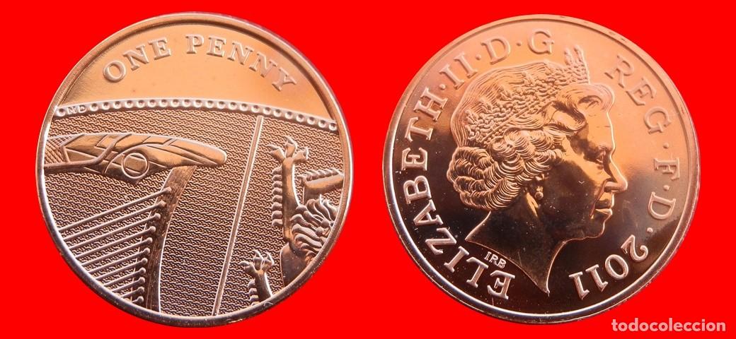 Monedas antiguas de Europa: 1 PENIQUE PENNY 2011 SIN CIRCULAR PROCEDENTE DE BLISTER INGLATERRA REINO UNIDO-10645SC
