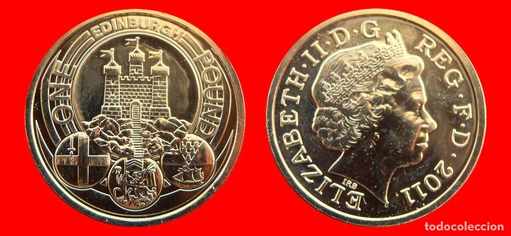 Monedas antiguas de Europa: 1 LIBRA POUND 2011 EDINBURGH SIN CIRCULAR PROCEDENTE DE BLISTER INGLATERRA REINO UNIDO-10653SC