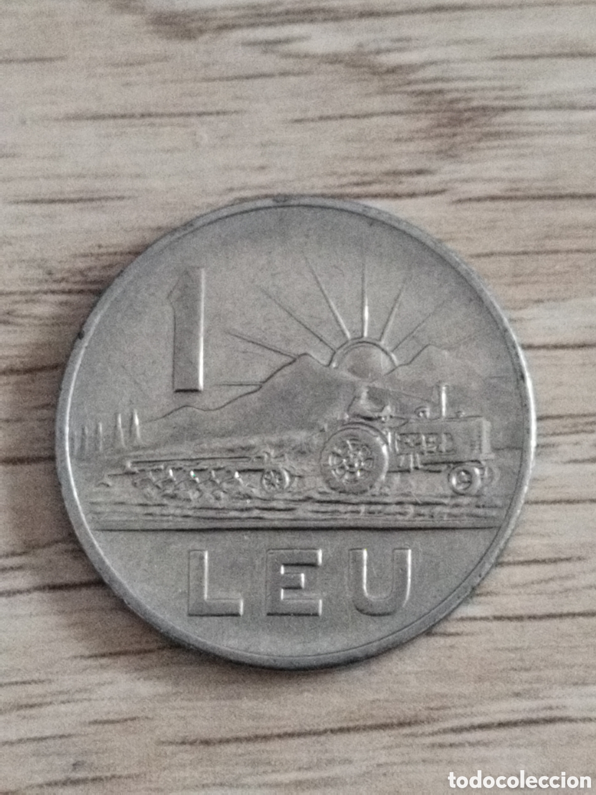 Monedas antiguas de Europa: Ruman&iacute;a moneda de 1 leu de 1963 km#90