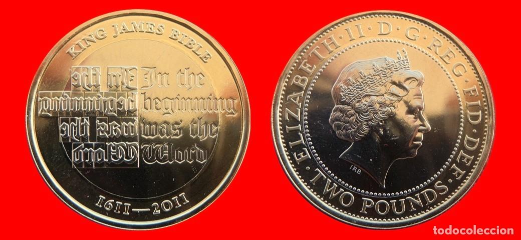 Monedas antiguas de Europa: 2 LIBRAS POUNDS 2011 JAMES BIBLE SIN CIRCULAR PROCEDENTE DE BLISTER INGLATERRA REINO UNIDO-10656SC