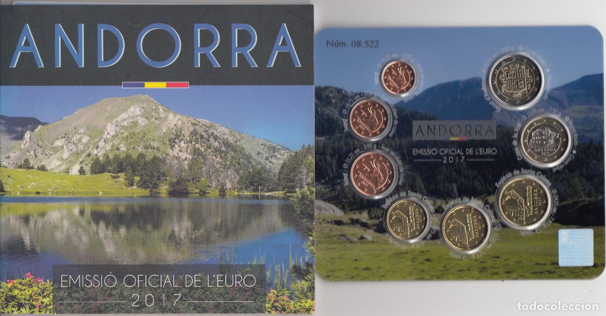 Monedas antiguas de Europa: CRC0063 CARTERA ANDORRA EUROS 2017 8 VALORES NUEVA