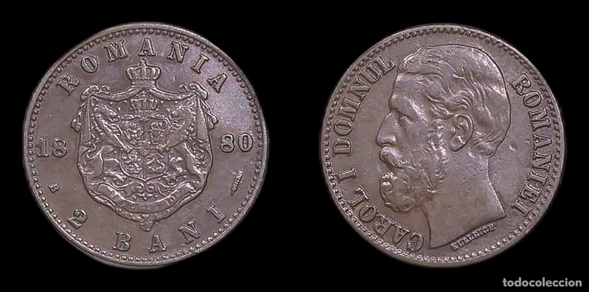 Monedas antiguas de Europa: RUMANIA ROMANIA CAROL I 2 BANI 1880 EBC