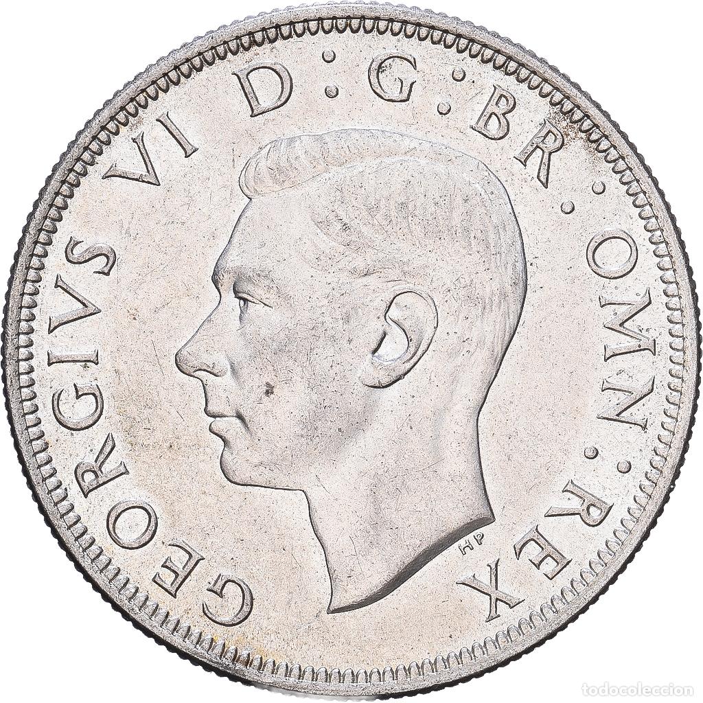 Monedas antiguas de Europa: [#1203494] Gran Breta&ntilde;a, George VI, 1/2 Crown, 1945, British Royal Mint, Plata, EBC+