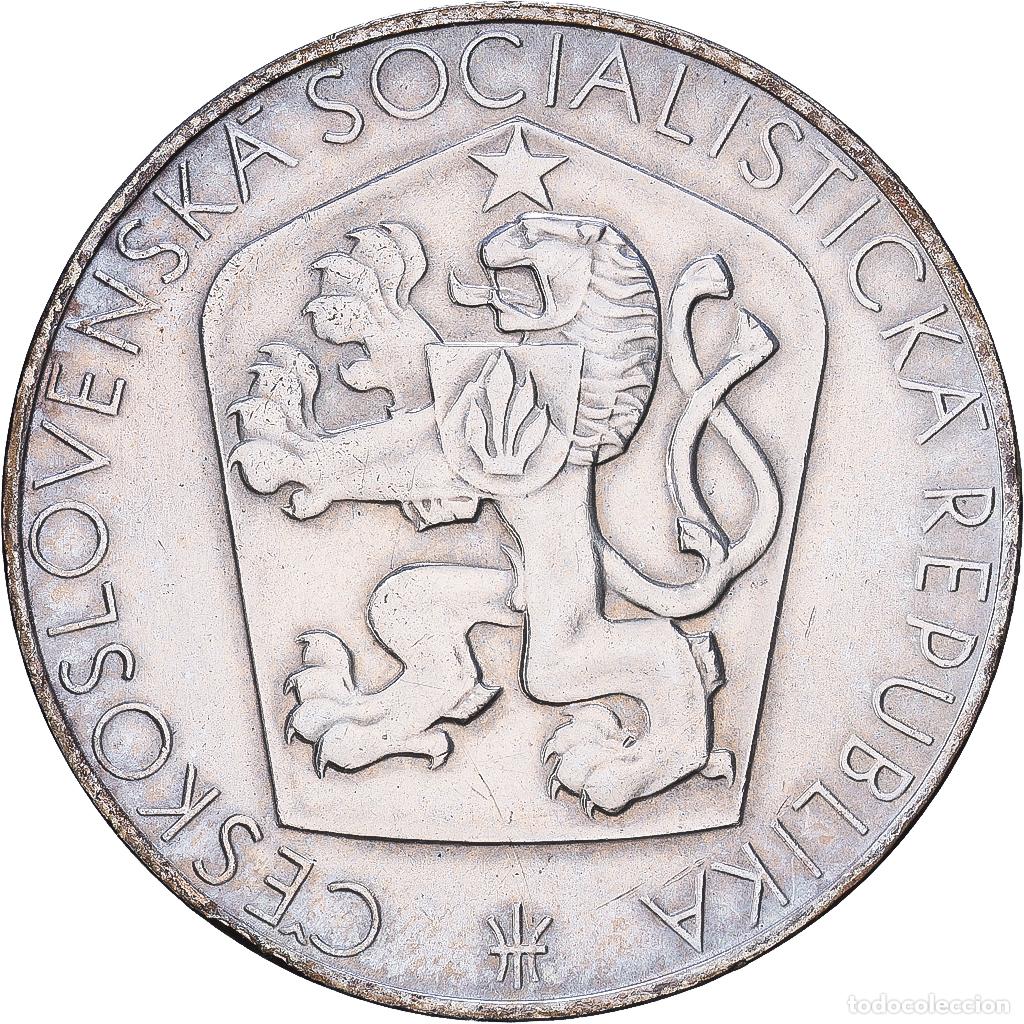 Monedas antiguas de Europa: [#1547662] Checoslovaquia, 25 Korun, 20th Anniversary - Liberation, 1965, Plata, MBC+