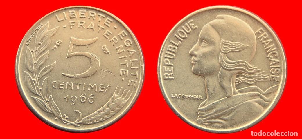 Monedas antiguas de Europa: 5 CENTIMOS 1966 FRANCIA-156913