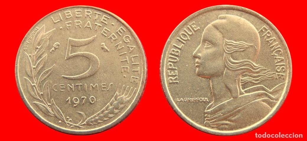 Monedas antiguas de Europa: 5 CENTIMOS 1970 FRANCIA-156916