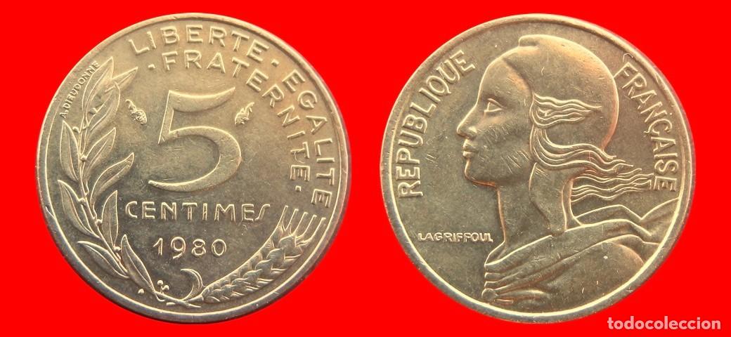 Monedas antiguas de Europa: 5 CENTIMOS 1980 FRANCIA-156924