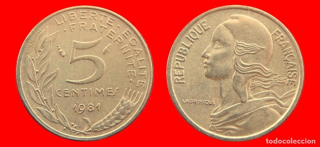 Monedas antiguas de Europa: 5 CENTIMOS 1981 FRANCIA-156925