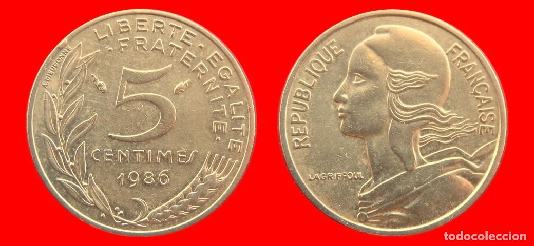 Monedas antiguas de Europa: 5 CENTIMOS 1986 FRANCIA-156931