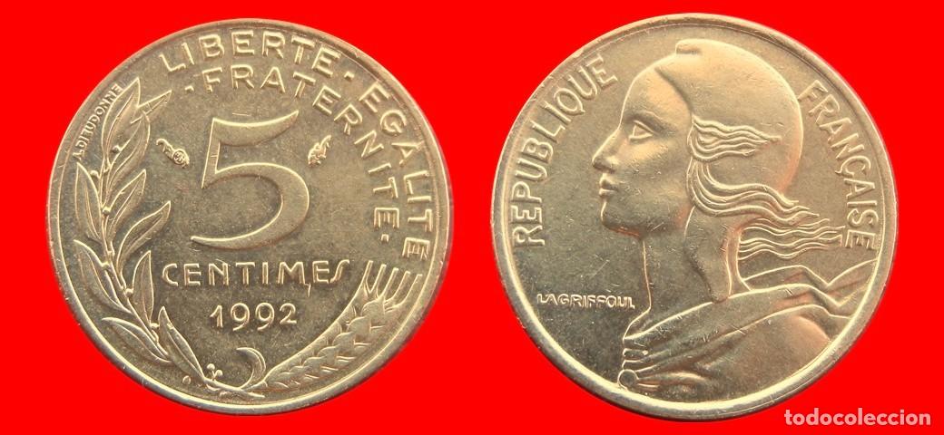 Monedas antiguas de Europa: 5 CENTIMOS 1992 FRANCIA-156933
