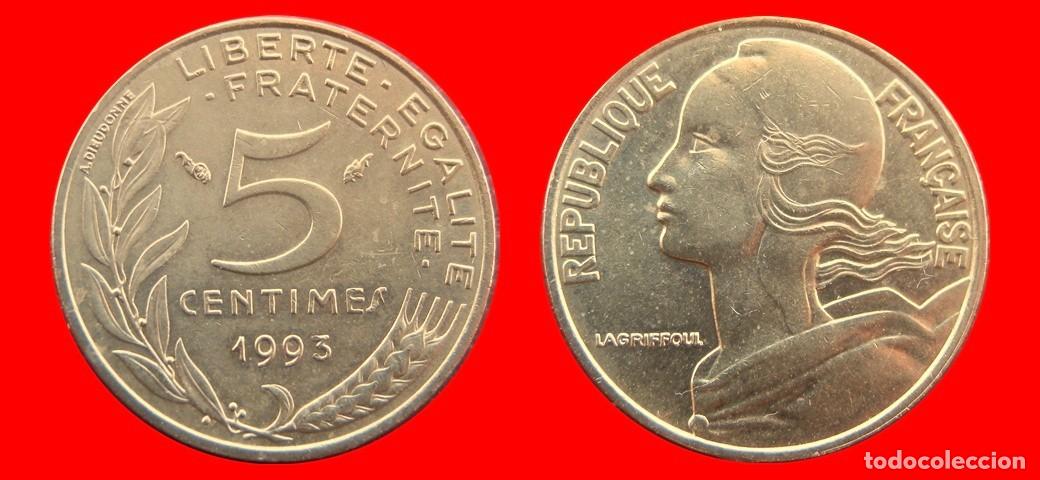 Monedas antiguas de Europa: 5 CENTIMOS 1993 FRANCIA-156934