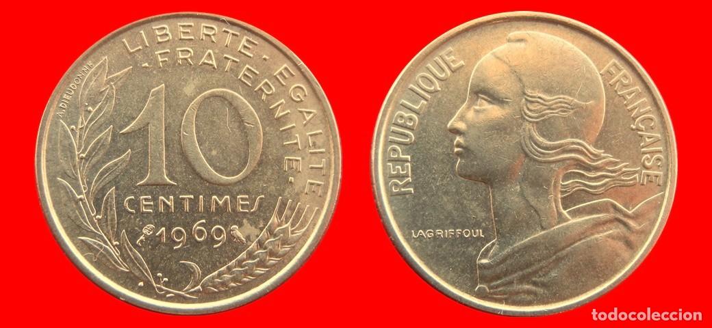 Monedas antiguas de Europa: 10 CENTIMOS 1969 FRANCIA-156937