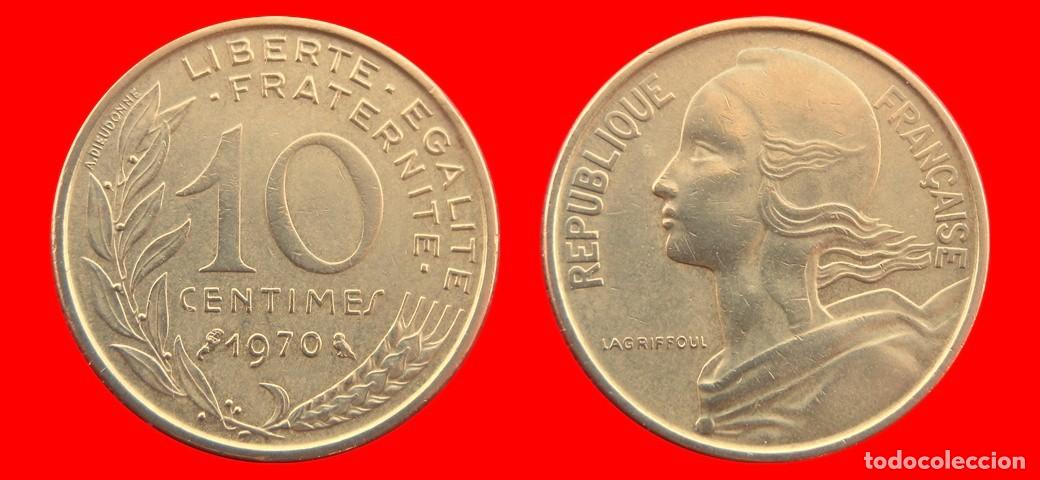 Monedas antiguas de Europa: 10 CENTIMOS 1970 FRANCIA-156938