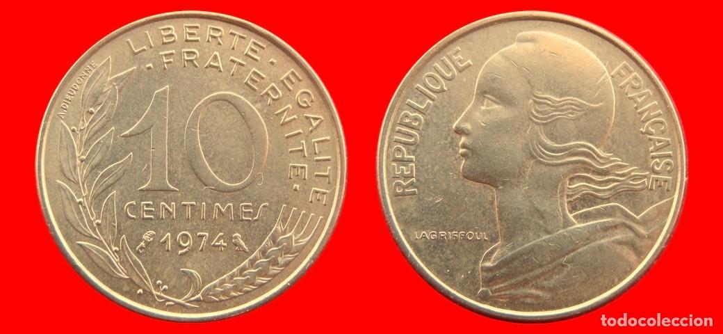 Monedas antiguas de Europa: 10 CENTIMOS 1974 FRANCIA-156940