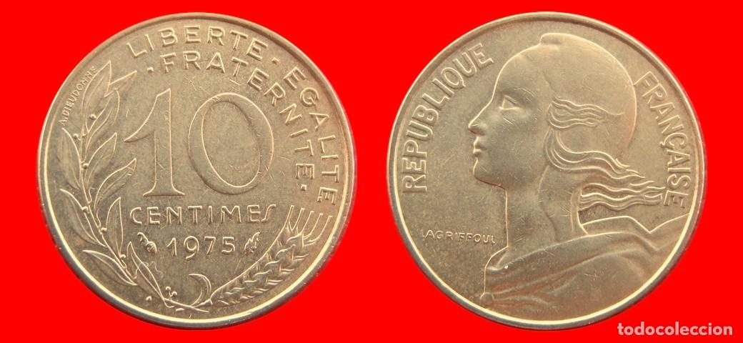 Monedas antiguas de Europa: 10 CENTIMOS 1975 FRANCIA-156941