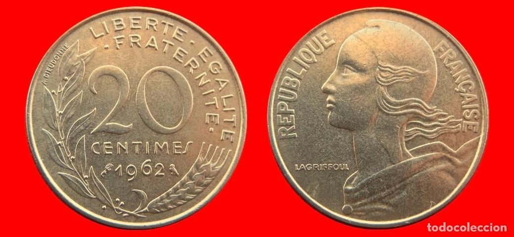 Monedas antiguas de Europa: 20 CENTIMOS 1962 FRANCIA-156960