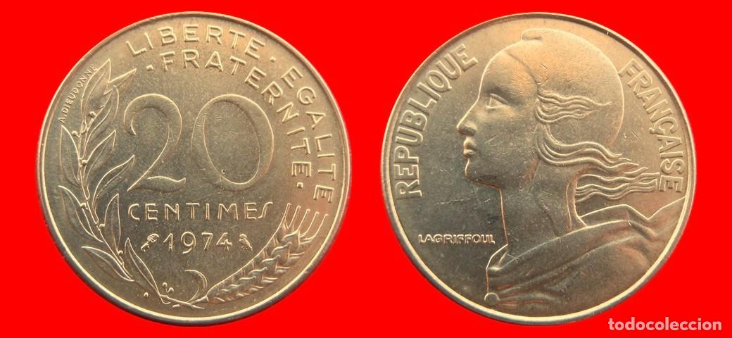 Monedas antiguas de Europa: 20 CENTIMOS 1974 FRANCIA-156967