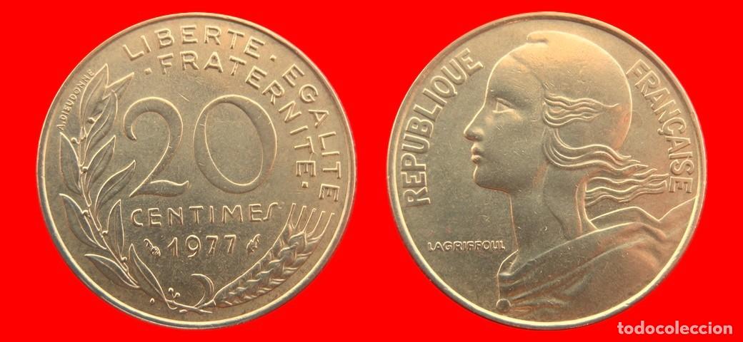 Monedas antiguas de Europa: 20 CENTIMOS 1977 FRANCIA-156970