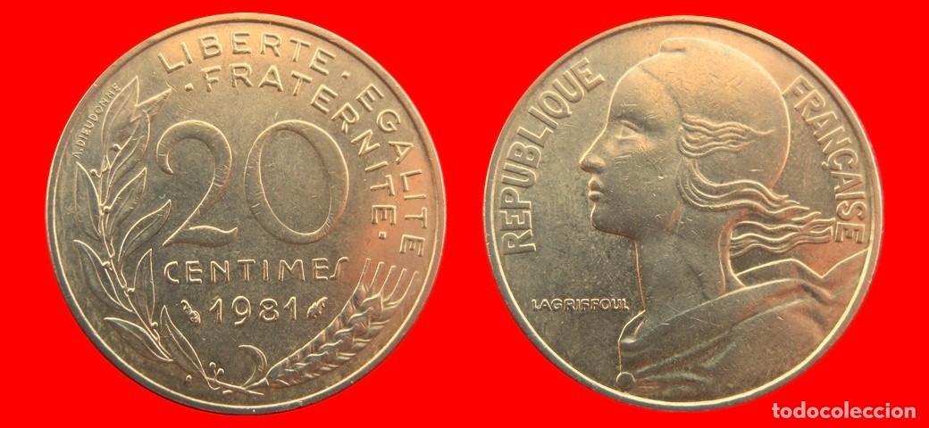 Monedas antiguas de Europa: 20 CENTIMOS 1981 FRANCIA-156972