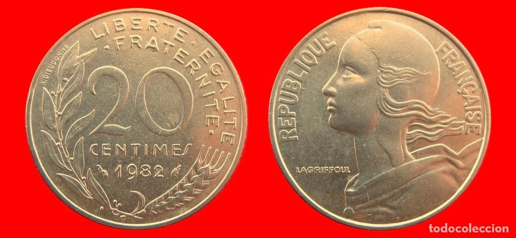 Monedas antiguas de Europa: 20 CENTIMOS 1982 FRANCIA-156973