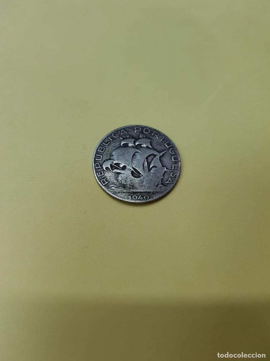 Monedas antiguas de Europa: PORTUGAL-2,50 ESCUDOS-1940-PLATA
