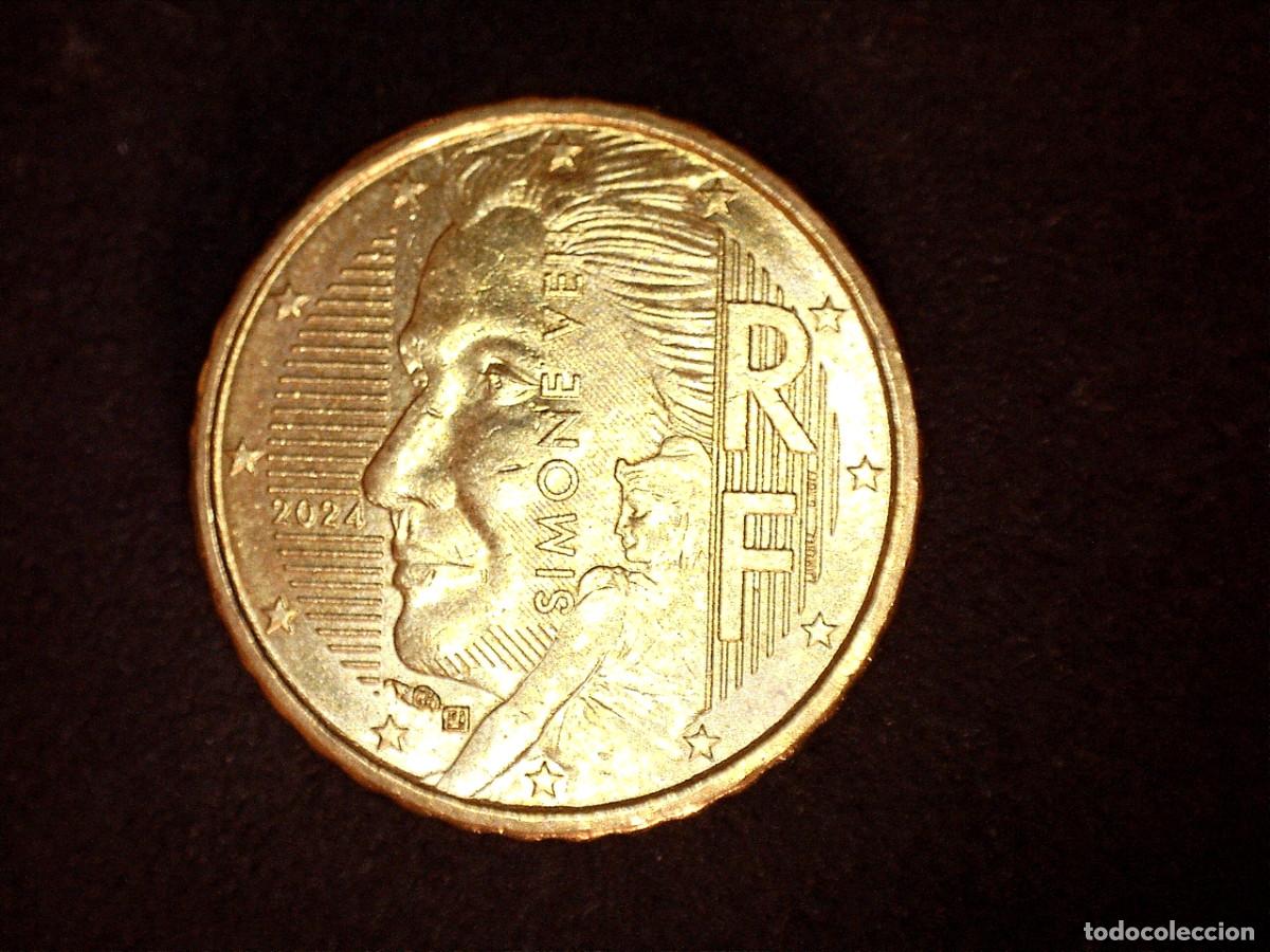 Monedas antiguas de Europa: 10 CENTIMOS CENT EURO FRANCIA 2024 SIMONE VEIL CIRCULADA - MONEDAS USADAS CENTS FRANCE