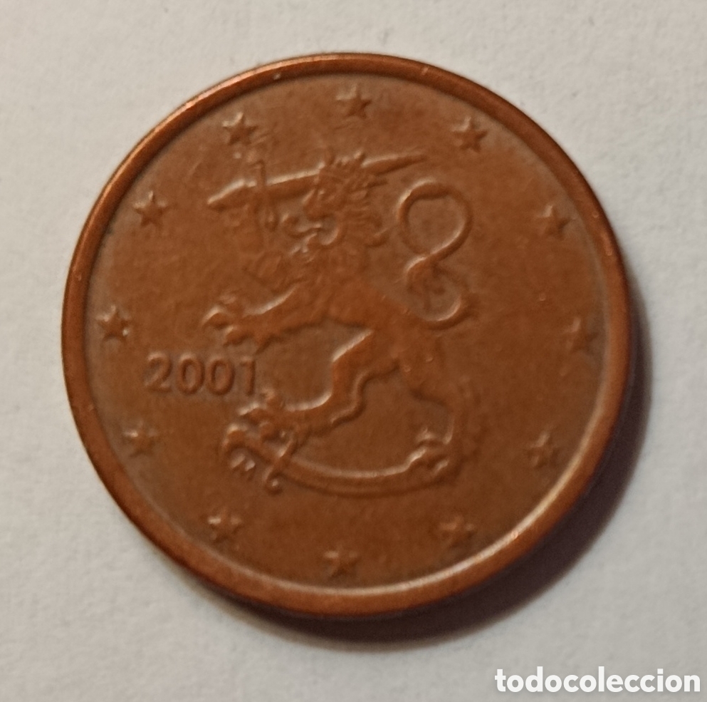 Monedas antiguas de Europa: 5 C&Eacute;NTIMOS/2001 (FINLANDIA)