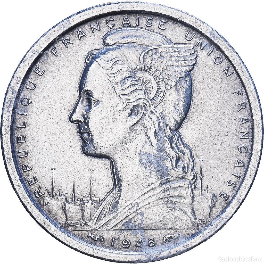Monedas antiguas de Europa: [#1547713] San Pedro y Miquel&oacute;n, 2 Francs, 1948, MDP, Aluminio, MBC+, KM:2