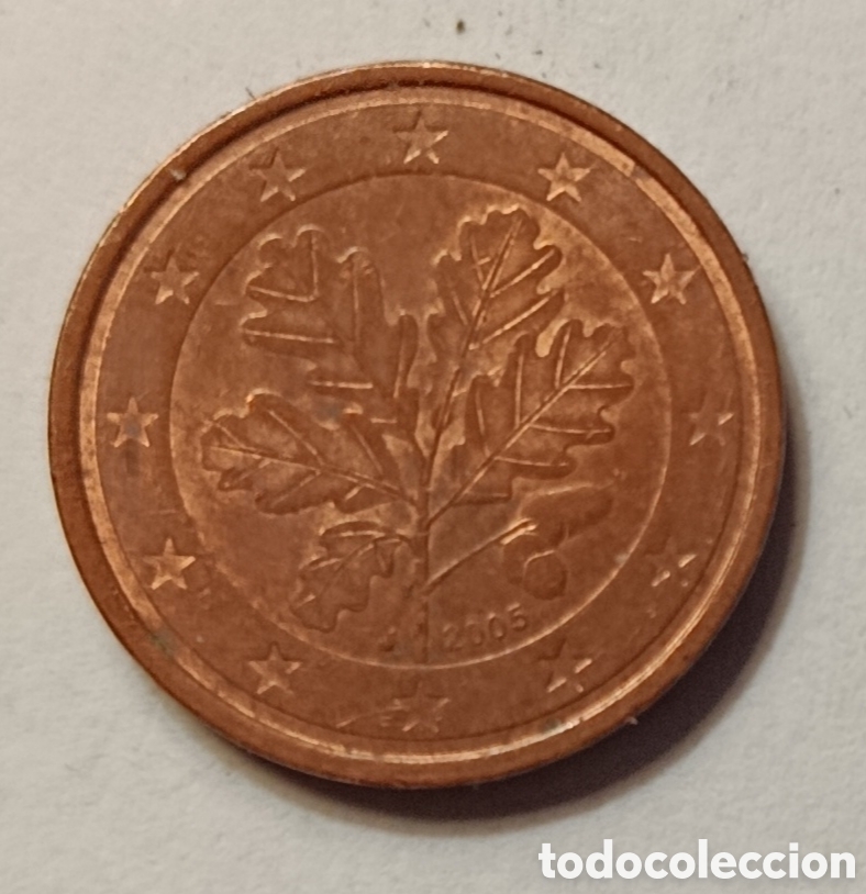 Monedas antiguas de Europa: 2 C&Eacute;NTIMOS/2005 J (ALEMANIA)