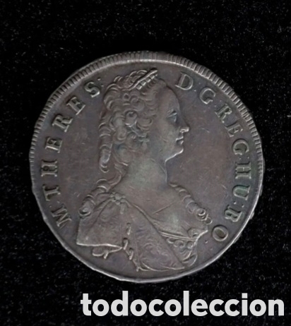 Monedas antiguas de Europa: MARIA TERESA &ndash; MADONNATHALER HUNGR&Iacute;A 1745 &ndash; M THERES D G REG HU BO &ndash; PATRONA HUNG 1745 S MARIA MATER